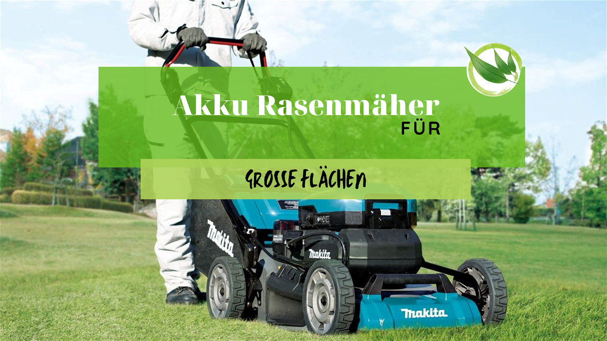 Akku Rasenmäher für große Flächen: Unsere Top 3 2023