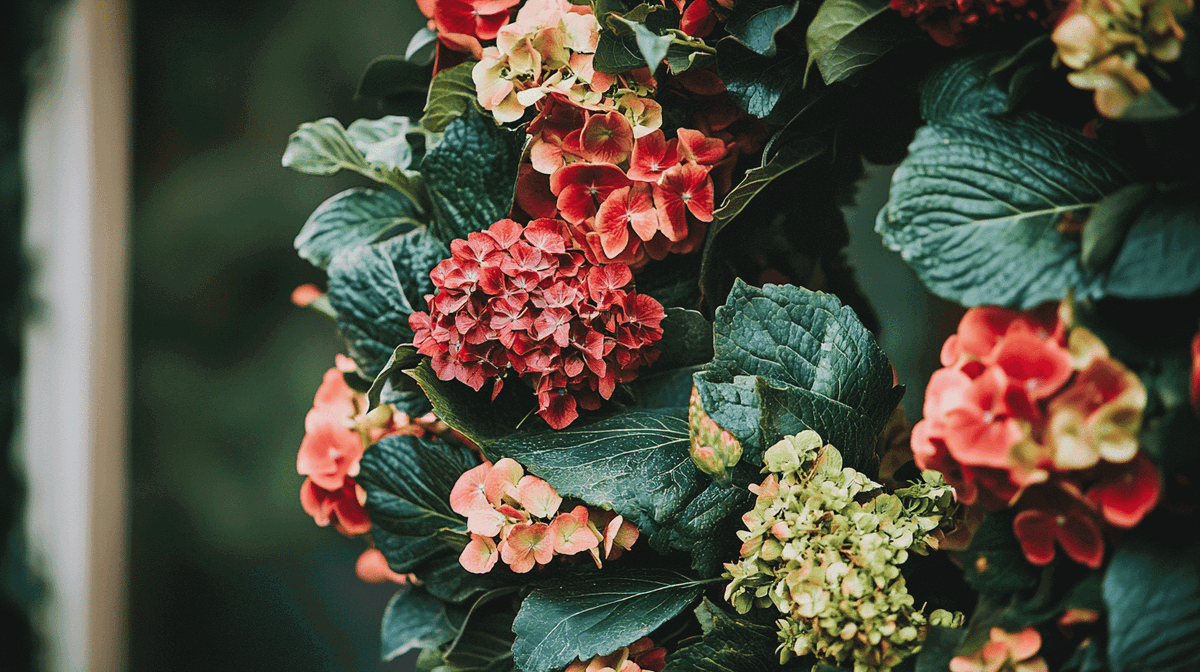 17 Kreative Ideen für Hortensienkränze für Deinen Garten